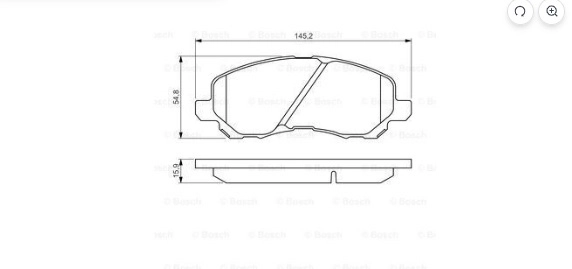 MITSUBISHI LANCER ÖN FREN BALATASI BOSCH 0986495253 5191229AA